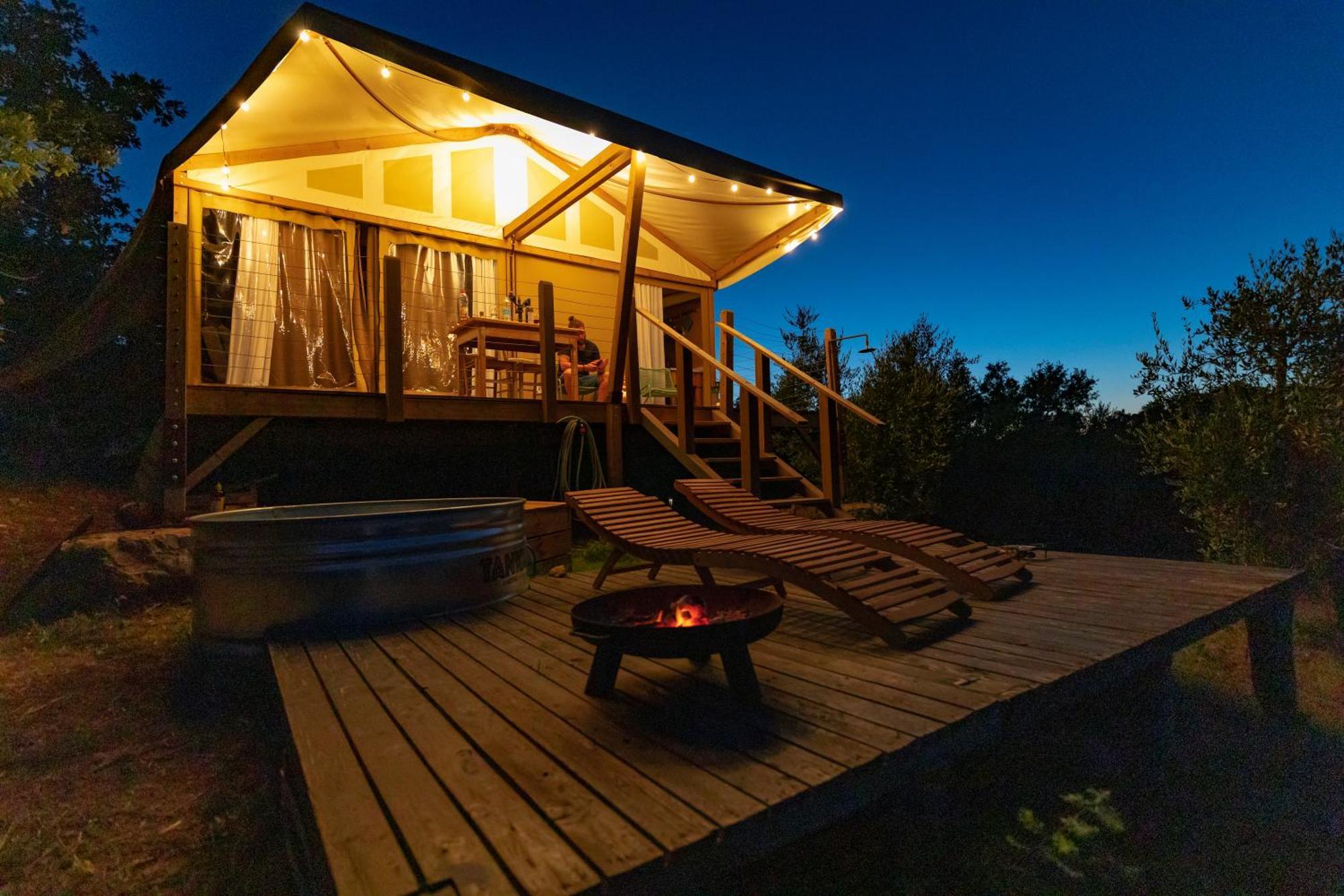 Glamping Stregaia Hotel Massa Marittima Bagian luar foto